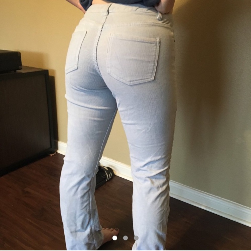 light blue corduroy jeans